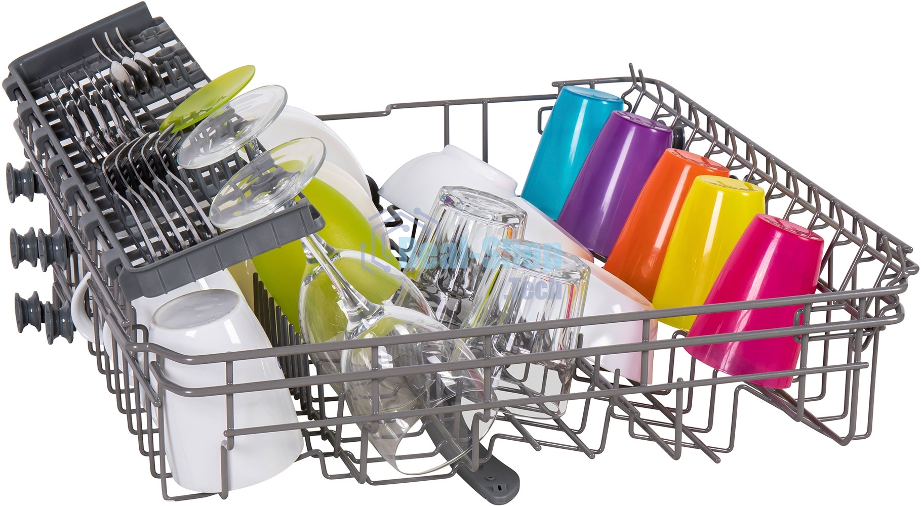 Посудомоечная машина Maunfeld MWF12S, белый, 59.8 см, 12 компл., 52 дБ, класс A+