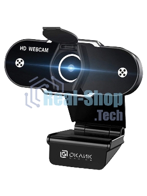 Веб-камера Oklick/Оклик OK-C012HD черный 1Mpix (1280x720) USB2.0 с микрофоном