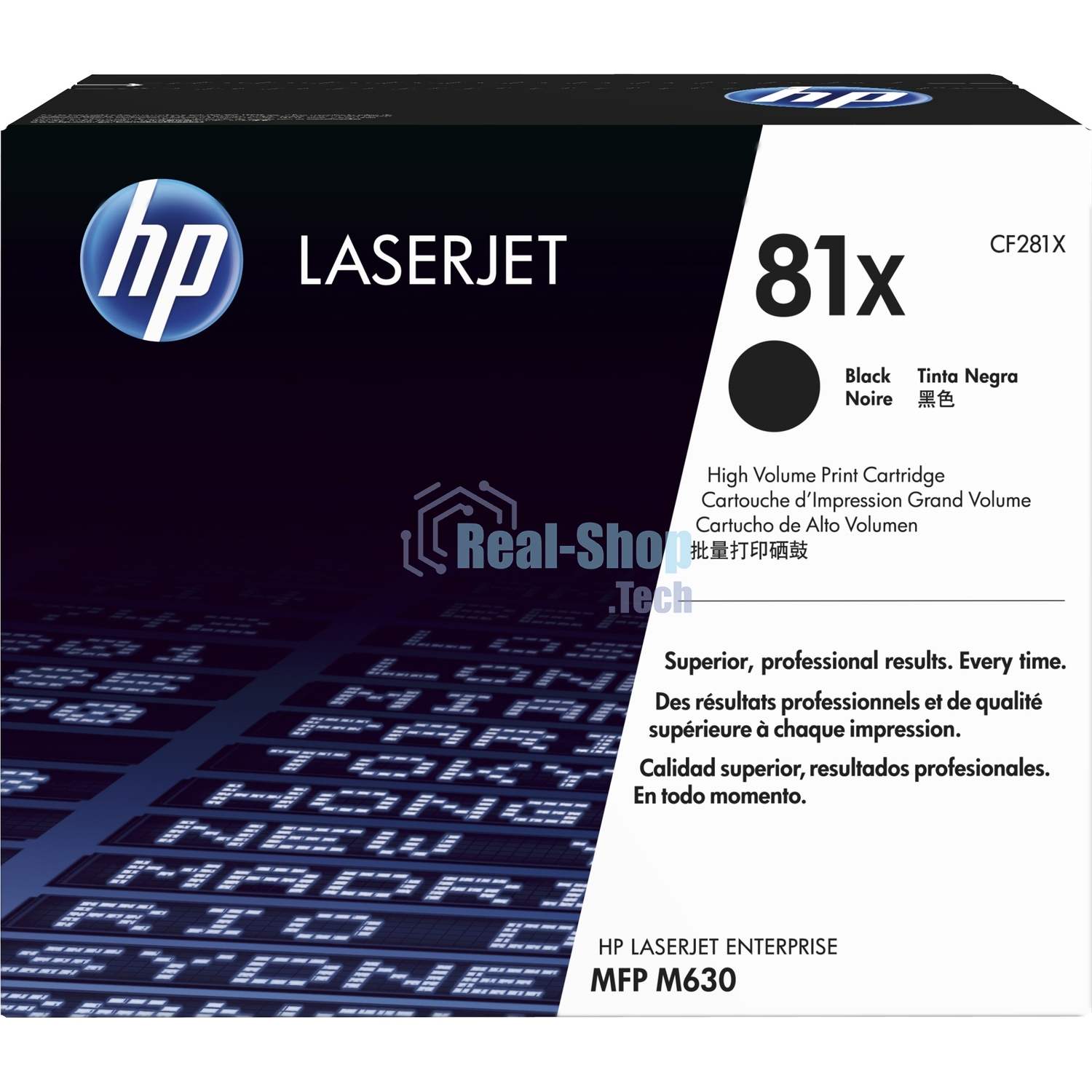 Тонер Картридж HP 81X CF281X черный для HP LJ Pro M630dn/f/h/z (25000 стр.)