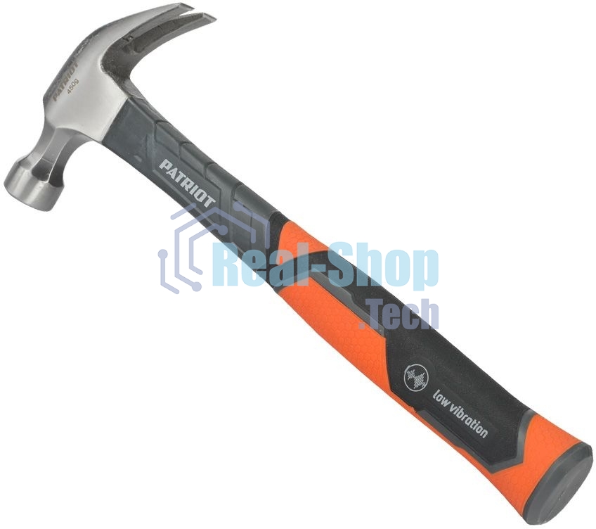 Молоток столярный Patriot СHF-450 с фиберглассовой рукояткой, 450г