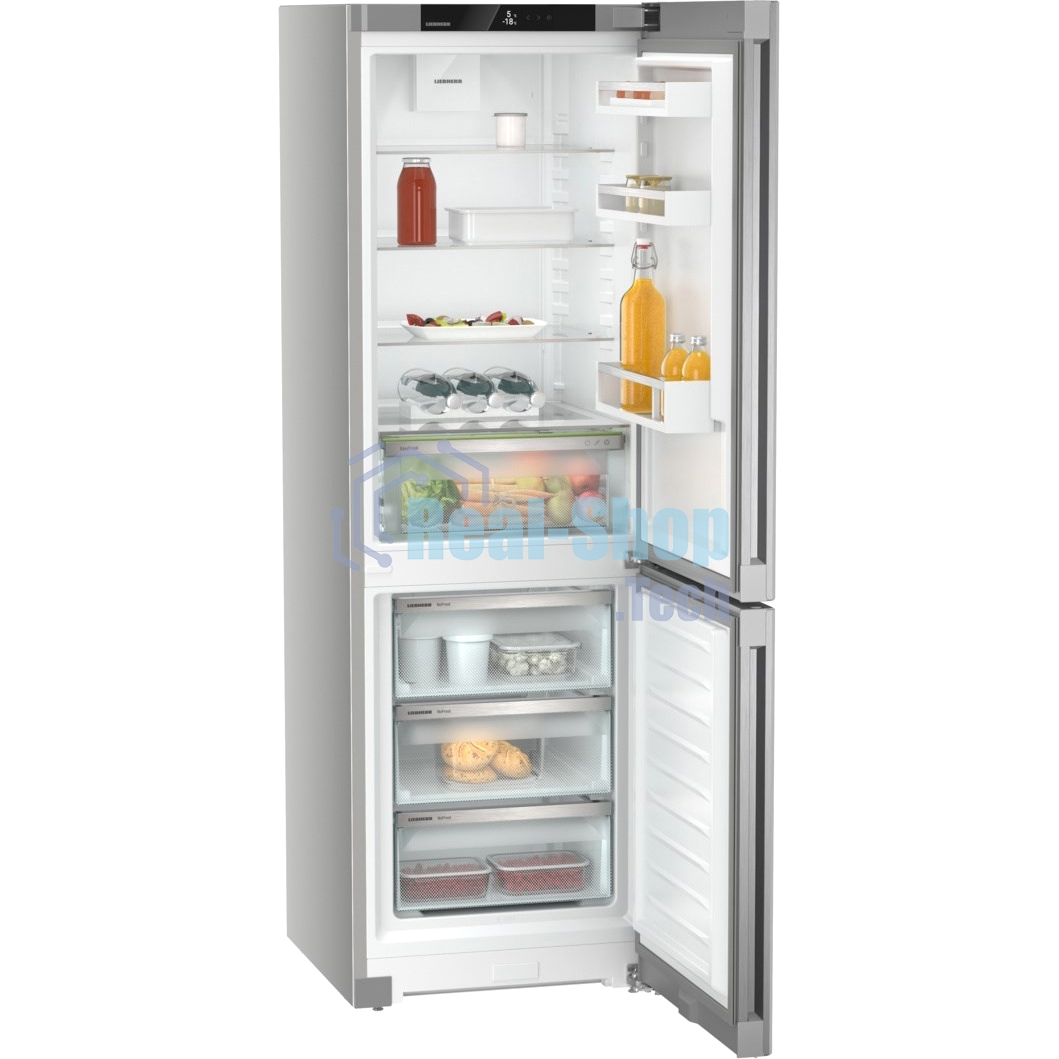 Холодильник Liebherr CNSFD 5203-22 001 серебристый двухкамерный 225/94 л морозилка снизу, No Frost