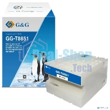 Картридж струйный G&G GG-C13T865140 T8651 черный (176мл) для Epson WorkForce Pro WF-M5690DWF/M5190DW