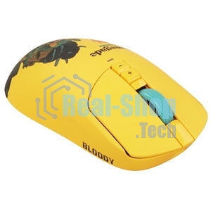 Мышь беспроводная/проводная A4Tech Bloody R72 Ultra Proxy Boom бежевый, 20000 dpi, радиоканал, USB, кнопки - 7