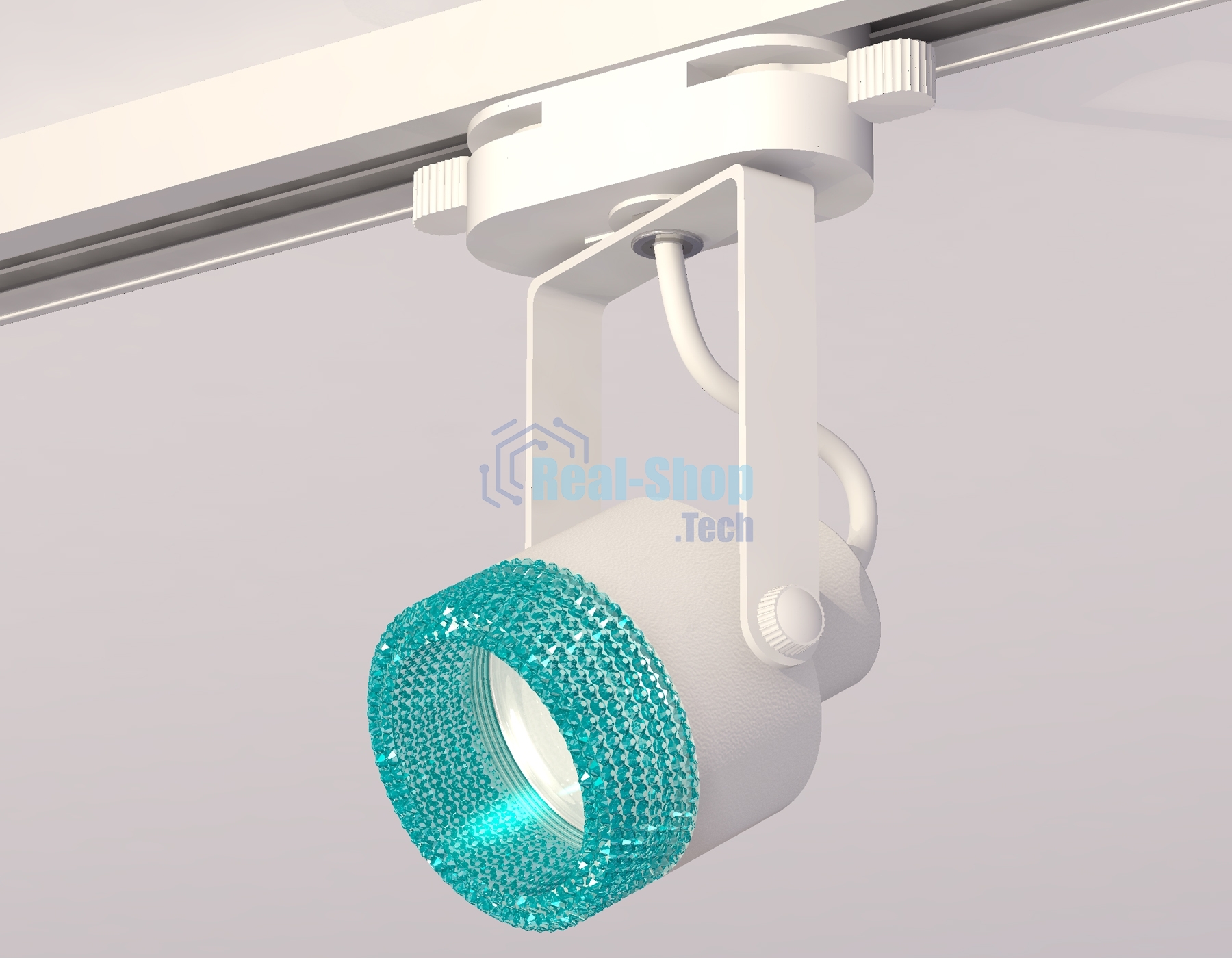 Светильник Ambrella light XT6601063 WH/BL белый/голубой MR16 GU10 (C6601, N6153)
