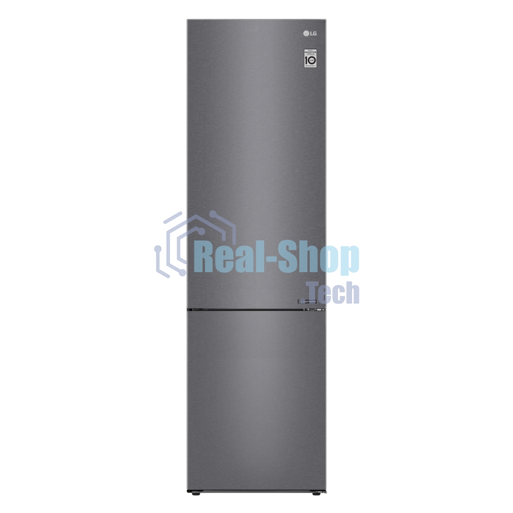 Холодильник LG GA-B509CLCL графитовый двухкамерный 277/107л морозилка снизу, No Frost