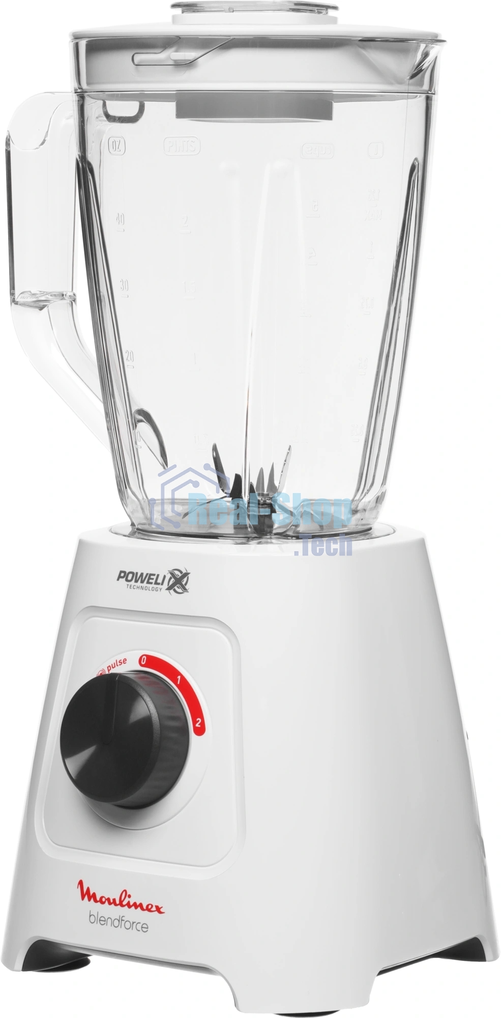 Блендер стационарный Moulinex Blendforce LM42Q110 белый, 600 Вт, 2 скорости