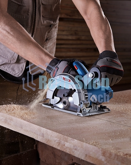 Пилы электрические сабельные, ленточные, Лобзики Bosch GKS 600 06016A9020 Пила дисковая 1200 Вт, 5200 об/мин, 165х20мм мм, 3.6 кг