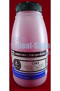 Тонер OKI C301/C321/C310/C330/C331/C510/C511/C530/C531/C3300/C3400/C3450/C3520/C3530/C3600/C5600/C5700/MC350/MC351/MC352/MC360/MC361/MC362/MC561/MC562 Magenta (фл., 50г) B&W Premium (Tomoegawa) - фас.России