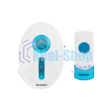 Звонок дверной беспроводной Rexant 220 вольт кнопка IP 44 RX-6