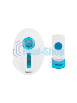 Звонок дверной беспроводной Rexant 220 вольт кнопка IP 44 RX-6