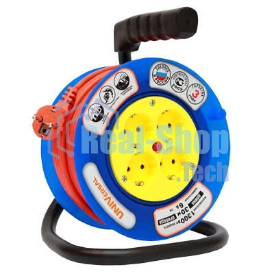 Удлинитель на катушке 4х30 м без заземл. 6А IP20 У6-014 термо ПВС 2х0.75 UNIVersal 9632059