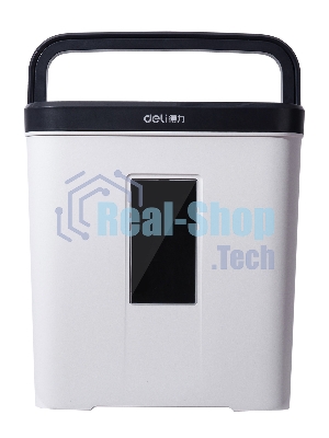 Шредер Deli E9939 белый (секр.P-4)/фрагменты/5лист./12лтр./скобы