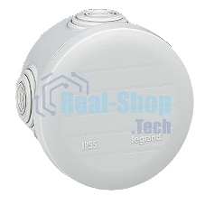 Plexo Коробка IP55, круглая, 70х45 мм, 4 ввода Plexo Коробка IP55, круглая, 70х45 мм, 4 ввода