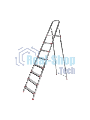 Стремянка металлическая Rexant 8 ступенек, усиленный профиль