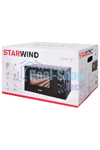 Микроволновая печь Starwind SWM5420 черный, 20 л, 700 Вт, переключатели - поворотный механизм