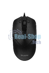 Мышь проводная SVEN RX-100 черный, 4000 dpi, USB, кнопки - 6