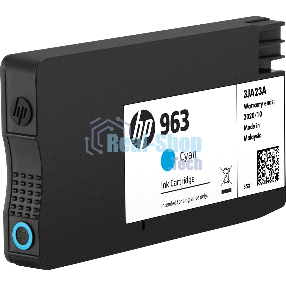 Картридж струйный HP 963 3JA23AE голубой (700 стр) для HP OfficeJet Pro 901x/902x