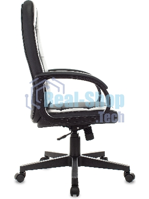 Кресло Бюрократ CH 002 черный, экокожа