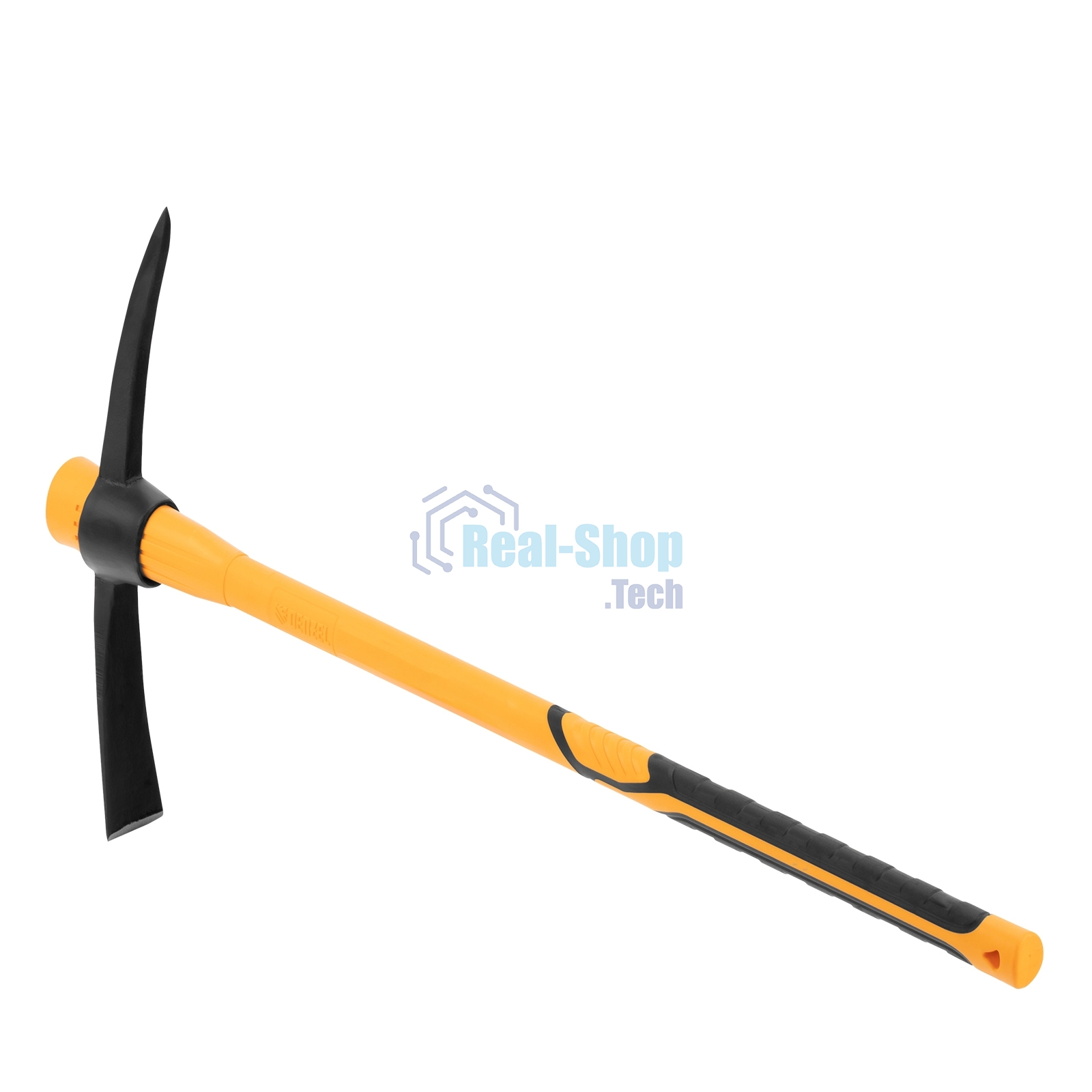 Кирка Denzel 1500 г, узкая, фиберглассовая обрезиненная рукоятка 900 мм