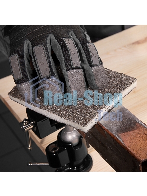 Губка для шлифования Matrix, 125 х 100 х 10 мм, мягкая, 3 шт., P 60/80, P 60/100, P 80/120