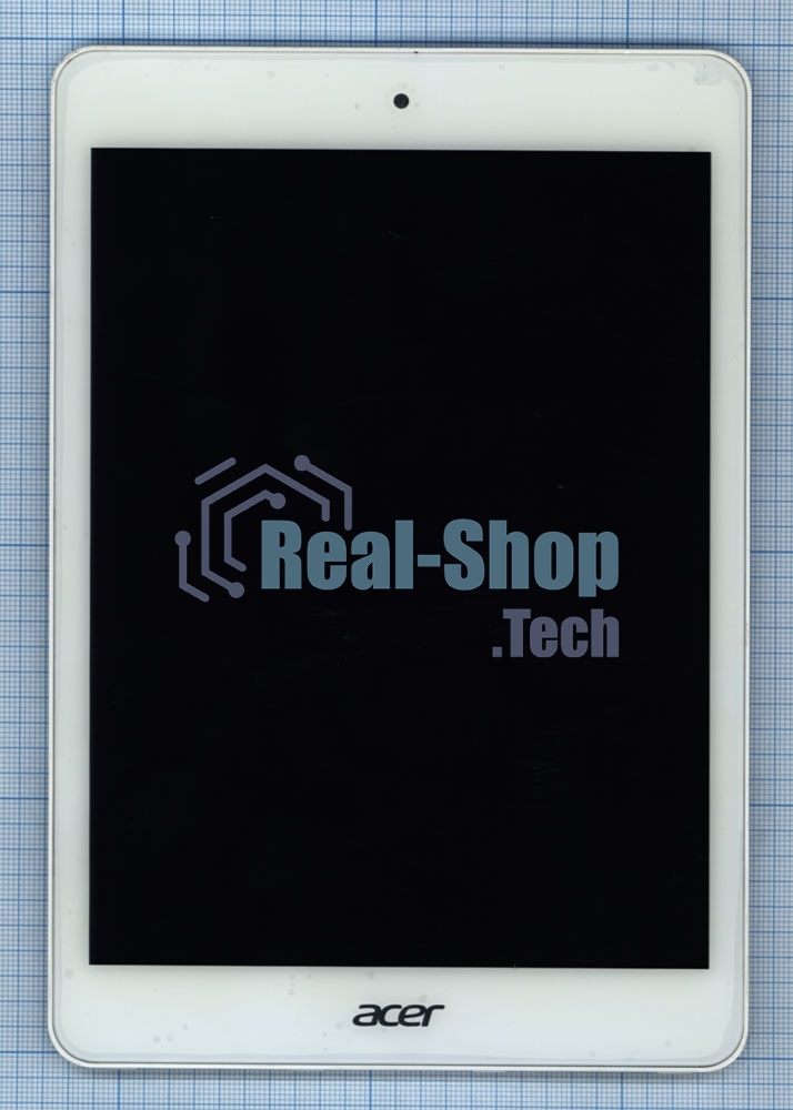 Модуль (матрица + тачскрин) для Acer Iconia A1-830 белый с рамкой