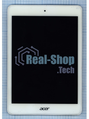 Модуль (матрица + тачскрин) для Acer Iconia A1-830 белый с рамкой