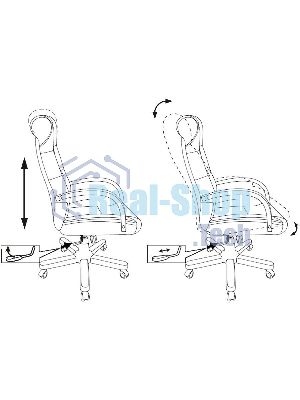Кресло Бюрократ T-9928WALNUT Fabric Italia Green зеленый, ткань