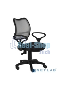 Кресло компьютерное Бюрократ Ch-599AXSN спинка сетка черный, сиденье черный TW-11