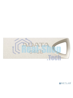 Флешка USB ADATA UV210 (AUV210-64G-RGD), 64Gb, USB 2.0, R/W 15/5, серебро