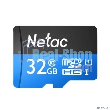 Флеш карта microSDHC 32Gb Netac P500 NT02P500STN-032G-S (без SD адаптера) 80Mb/s