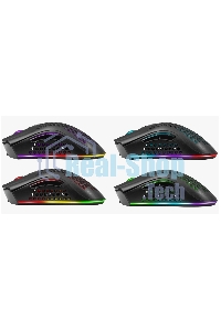 Мышь беспроводная Defender Warlock GM-709L черный, 2400 dpi, радиоканал, USB, кнопки - 8