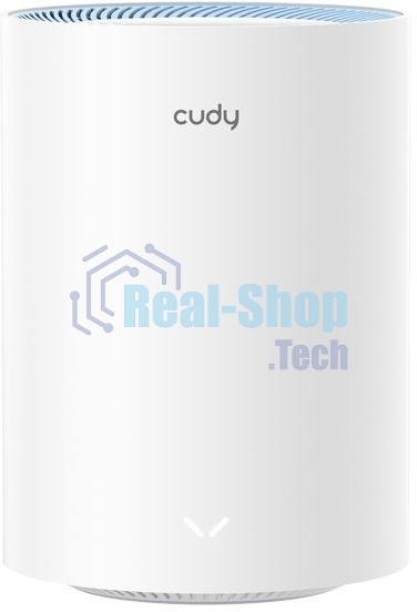 Бесшовный Mesh роутер Cudy M1200(1-Pack) AC1200 10/100BASE-TX белый