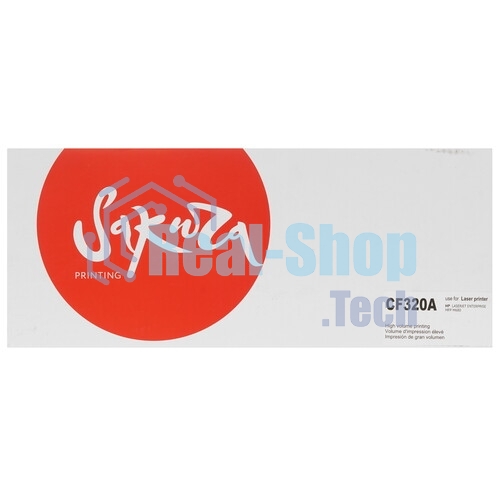 Картридж лазерный Sakura CF320X для HP Color LaserJet Enterprise M680dn, M680f, M680z, черный, 21 000 к.