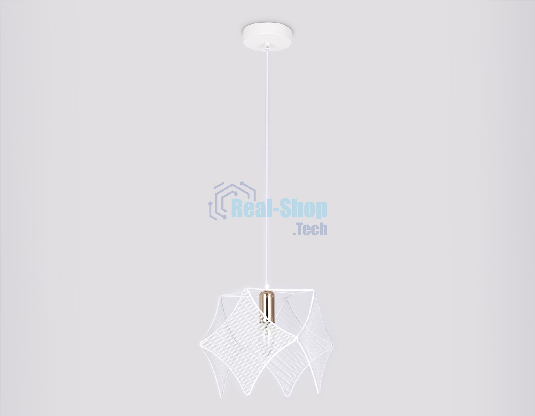 Светильник Ambrella light TR8420 WH/GD белый/золото E14 max 40W D285*1000