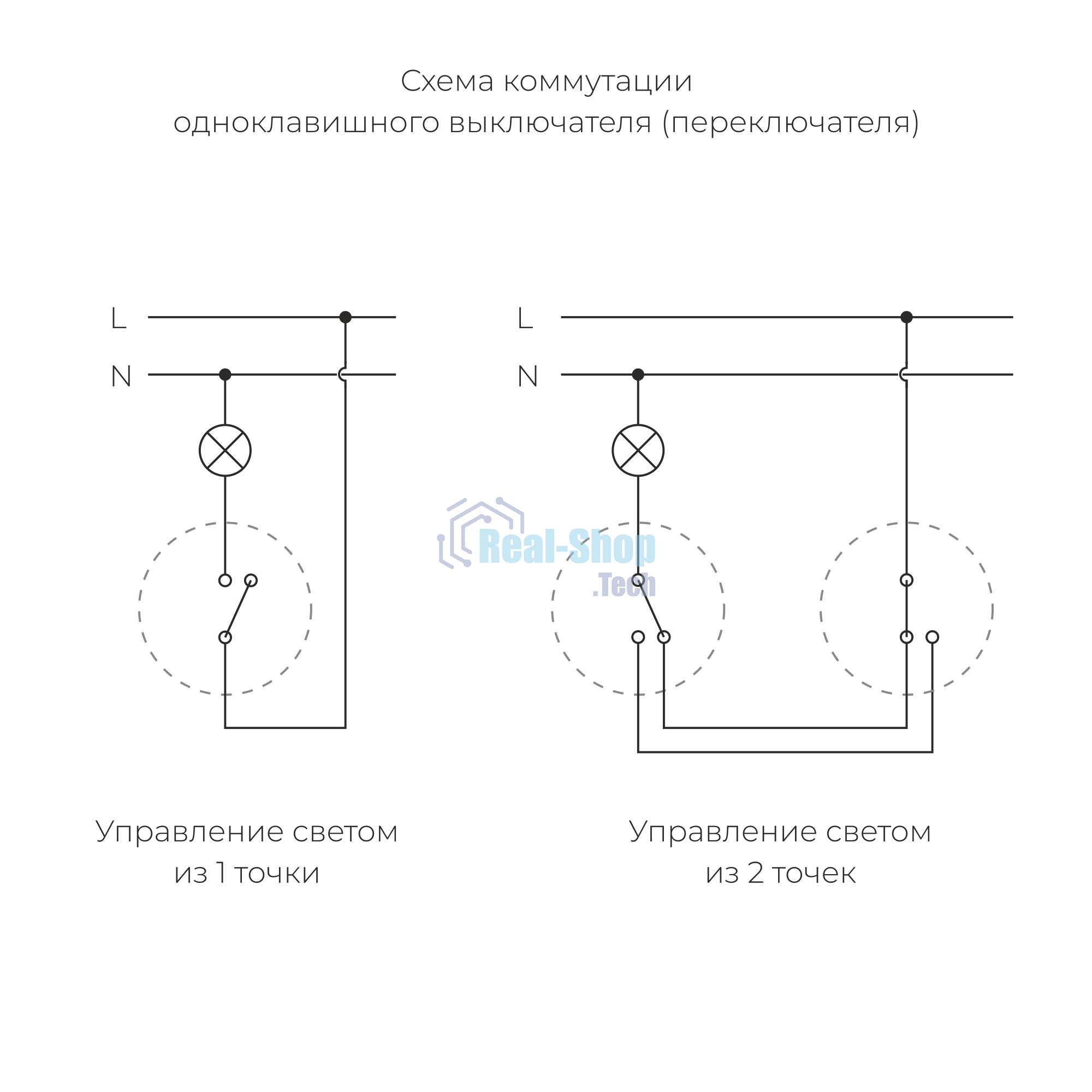 Переключатель одноклавишный Werkel Vintage (белый матовый/хром) W5812050