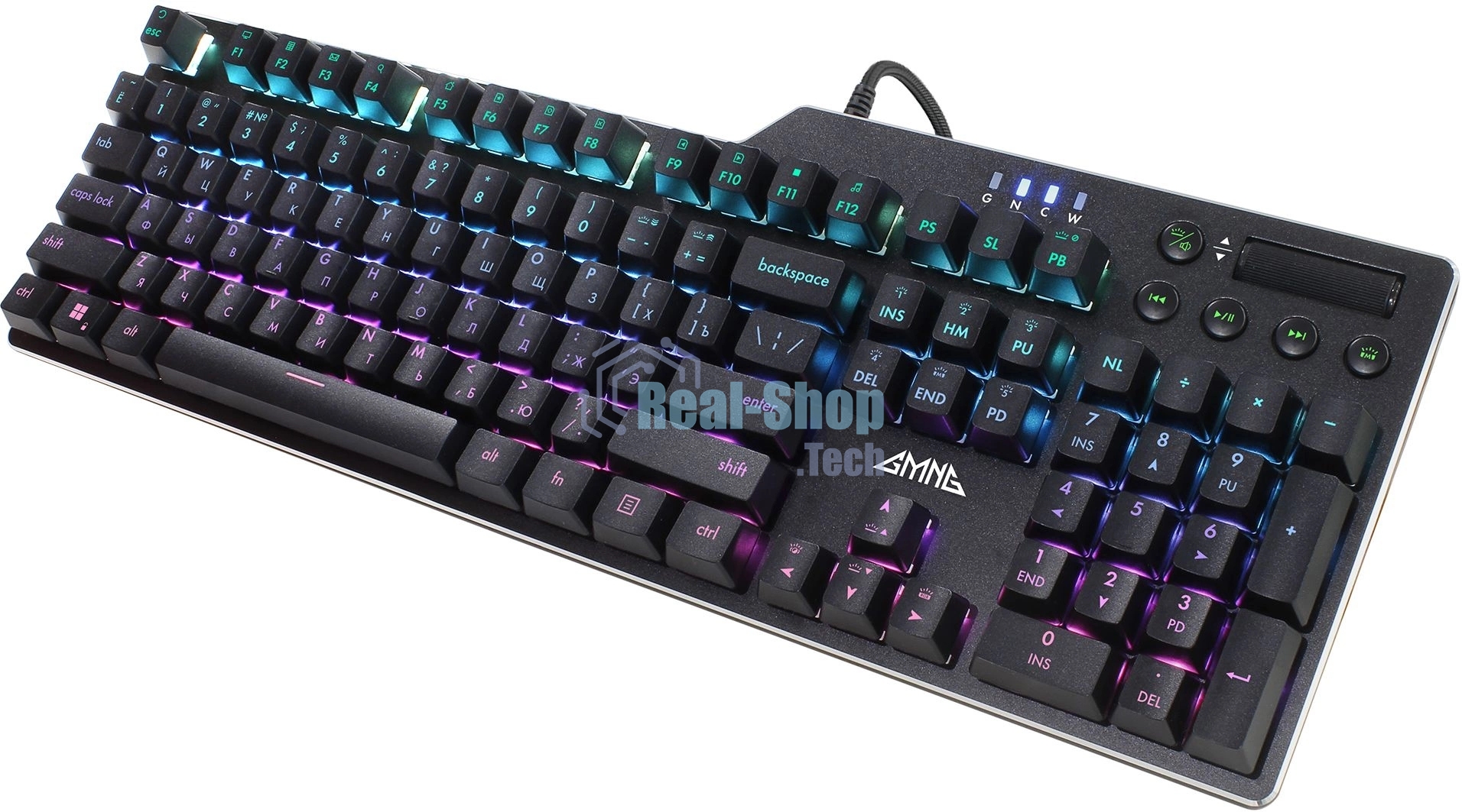 Клавиатура проводная GMNG GG-KB765XP (1901096), USB, черный