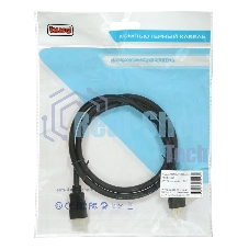 Кабель аудио-видео Buro HDMI (m)/HDMI (m) 1м. Позолоченные контакты черный (BHP HDMI 2.0-1)