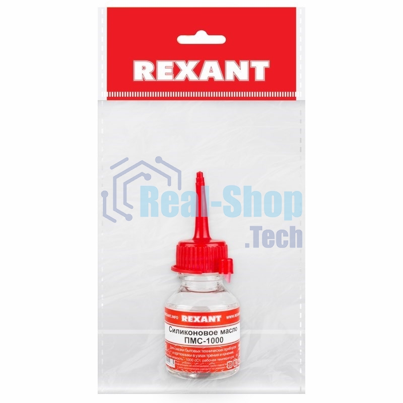 Силиконовое масло Rexant, ПМС-1000, 15 мл, носик, (Полиметилсилоксан)