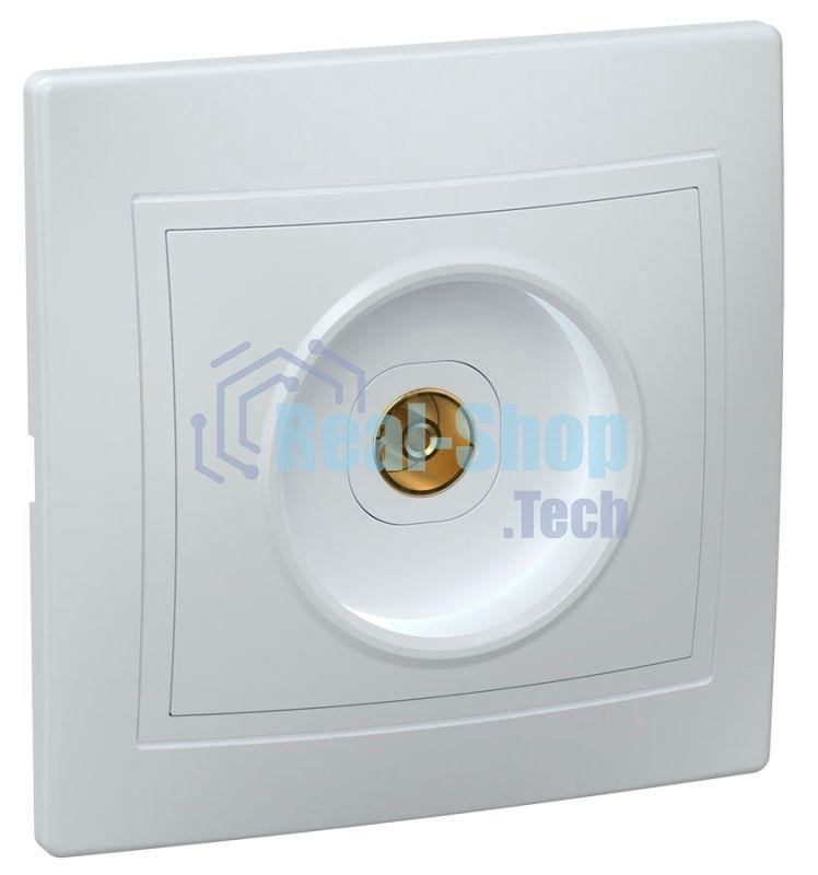 Розетка Iek EAK10-K01-DM РТВ10-КБ 1местн. телевиз. КВАРТА (белый)