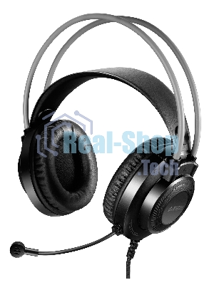 Гарнитура A4Tech Fstyler FH200U серый, проводная