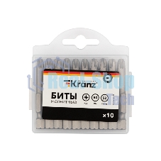 Бита Kranz PZ3х50 мм для шуруповерта (упак. 10 шт.)