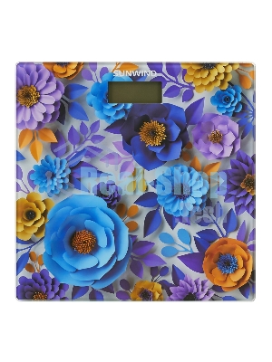 Весы напольные электронные SunWind SSB051 макс.180кг рисунок