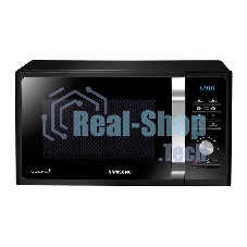 Микроволновая печь Samsung MS23F302TAK черный, 23 л, 800 Вт, переключатели - поворотный тактовый механизм/кнопки