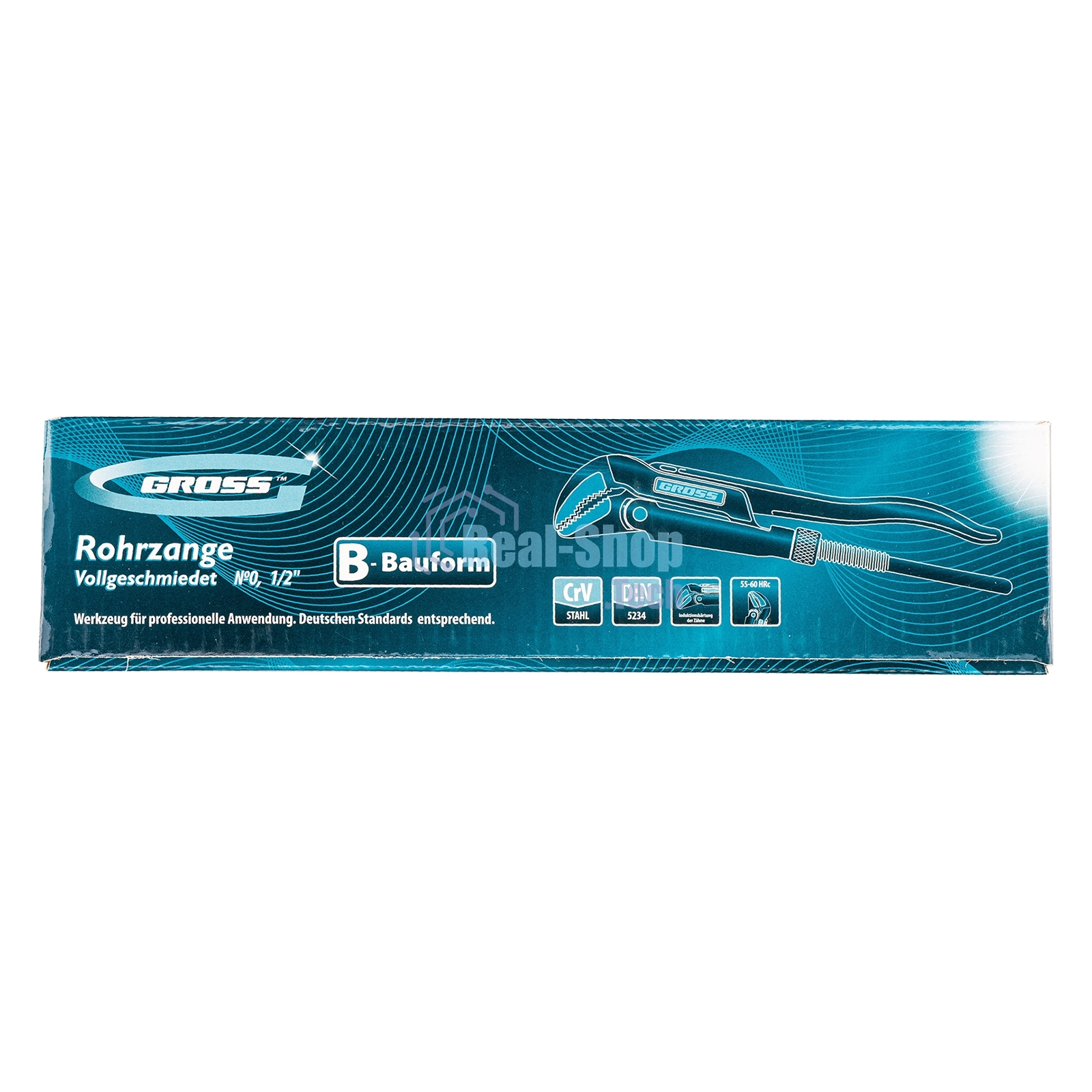 Ключ трубный рычажный Gross 15620 №0, 0.5