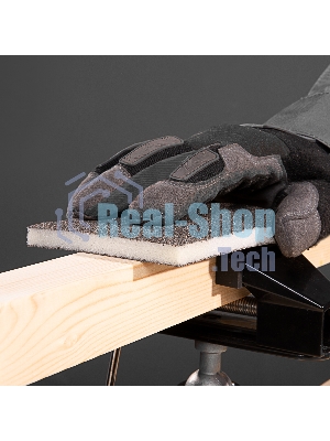 Губка для шлифования Matrix, 125 х 100 х 10 мм, мягкая, 3 шт., P 60/80, P 60/100, P 80/120