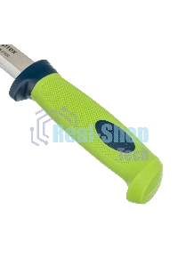 Нож универсальный Сибртех с чехлом, обрезиненная рукоятка, 220 мм, лезвие - 100 мм