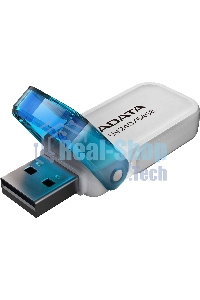 Флешка USB ADATA UV240 (AUV240-64G-RWH), 64Gb, USB 2.0, R/W 15/5, белый/синий