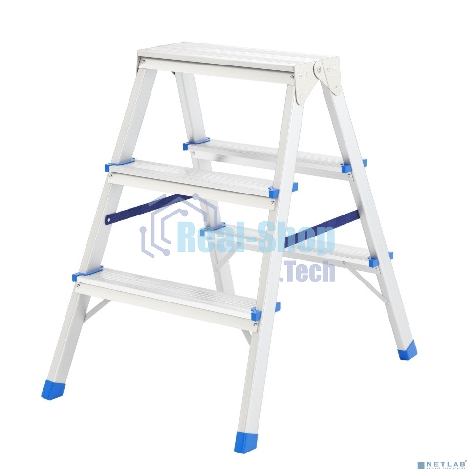 Стремянка Сибртех двусторонняя 3ст алюминиевая