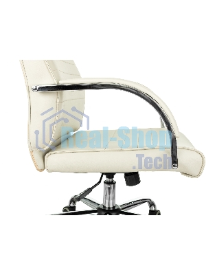 Кресло Бюрократ T-8010SL/IVORY слоновая кость, экокожа