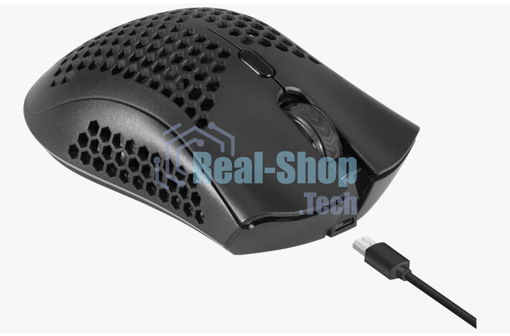 Мышь беспроводная Defender Warlock GM-709L черный, 2400 dpi, радиоканал, USB, кнопки - 8